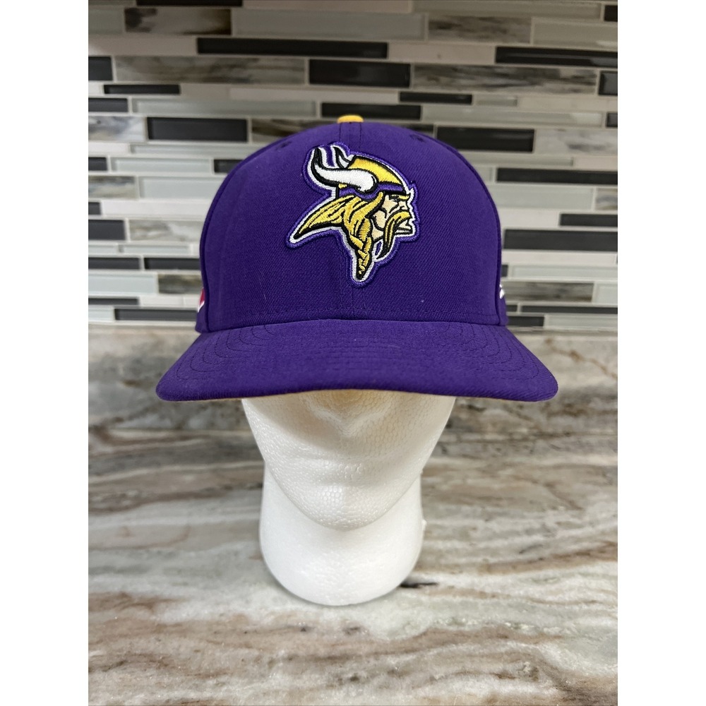 Minnesota Vikings 59Fifty New Era Fitted Hat 7‎ 1/4 NFL Breast Cancer Purple